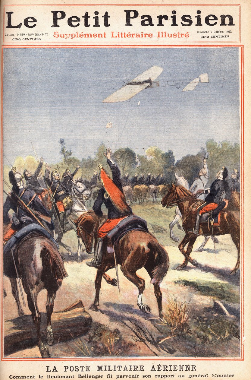 Hava askeri karakolu: Teğmen Georges Bellenger (1878-1977) raporunu General Meunier