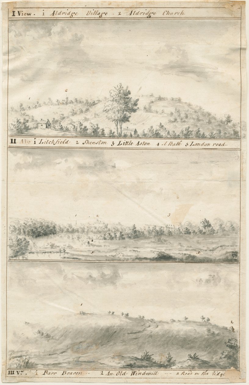 Aldridge panoramik görünüm: sepya çizimi, ve [?19.yüzyıl] (çizim) by Anonymous Anonymous