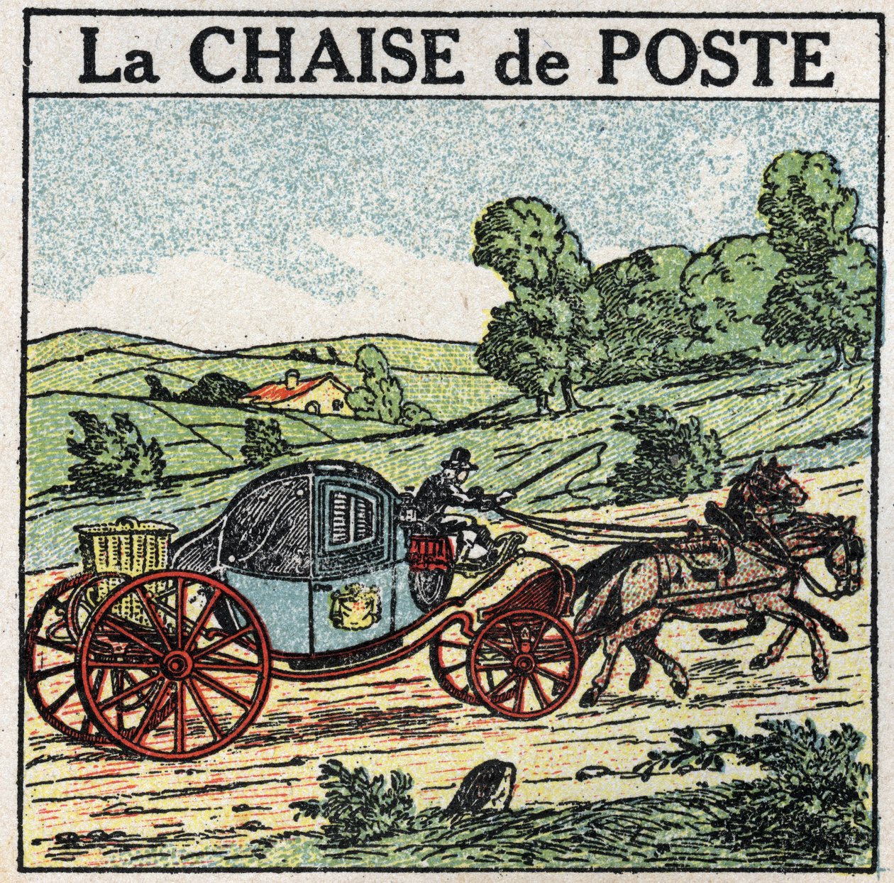 Hayvan çekişi: posta sandalyesi. 1925