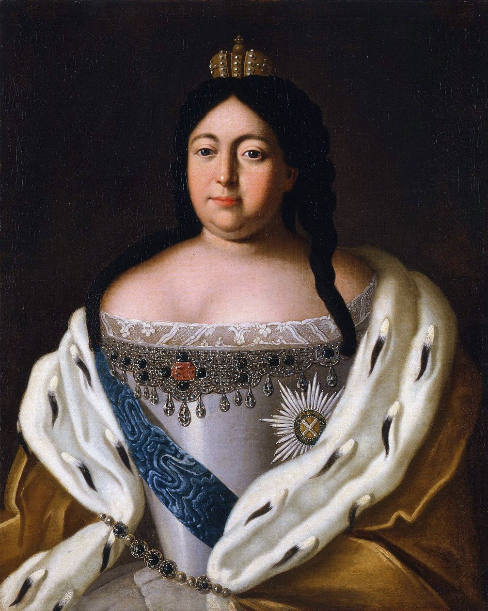 Anne (Rusya İmparatoriçesi) Anna Ivanovna - İmparatoriçe Anna Ioannovna'nın Portresi (1693-1740) Anonymous tarafından by Anonymous Anonymous