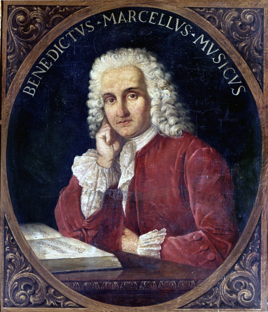Benedetto Marcello (1686-1739) İtalyan besteci, 18. yüzyılın anonim tablosu. Venedik by Anonymous Anonymous