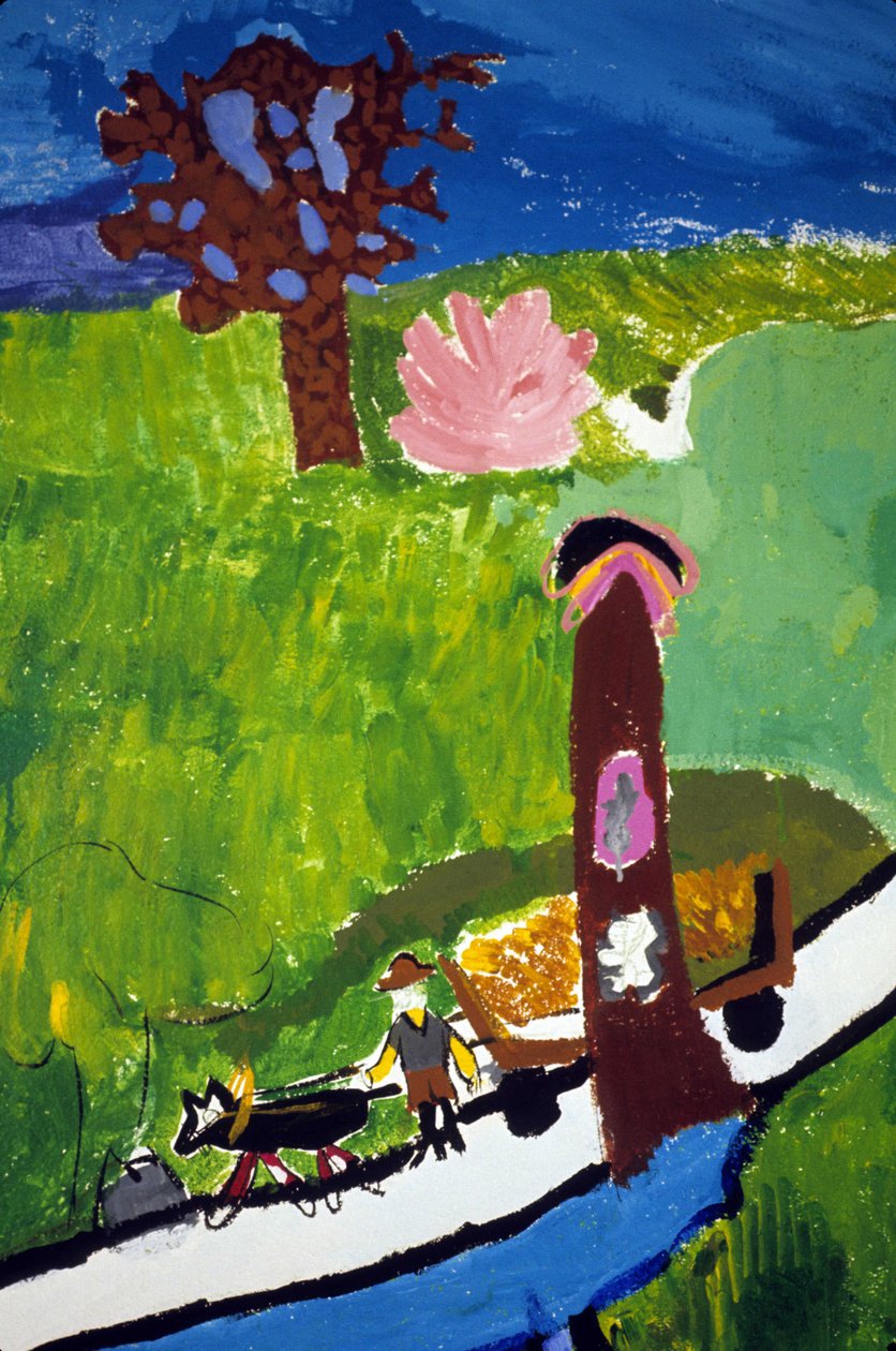 Kırsal kesimde Breton köylüleri. Saint Brieuc