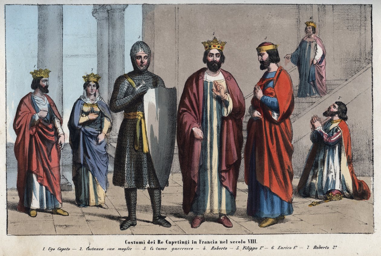 Capetian hanedanı - Hugh Capet (Hugues Capet) - Arles Constance (Constance d