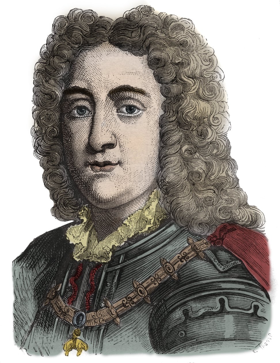 Charles VI, Kutsal Roma İmparatoru (1685-1740) - Habsburg Charles (Karl von Habsburg) (Kutsal İmparatorluğun Charles VI) 1685-1740 - Gravür by Anonymous Anonymous