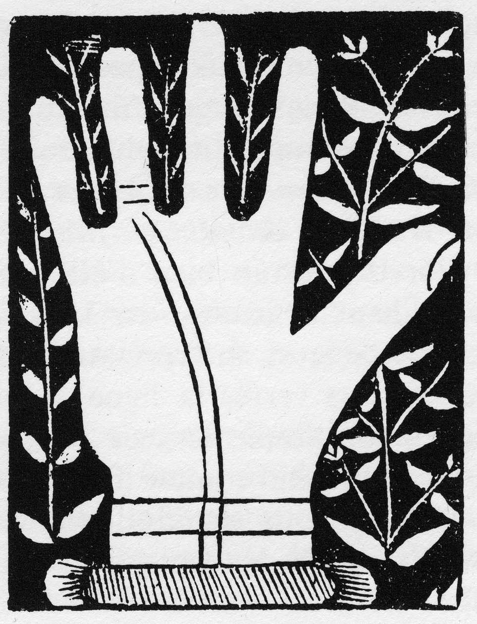 Chiromancia - Çift Güneş Hattı - Andre Corvo tarafından “The Art of Chyromance” içinde 1545 gravürü - Özel Koleksiyon by Anonymous Anonymous