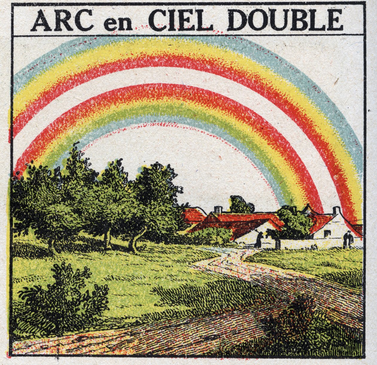 Renkler: çift gökkuşağı. 1925