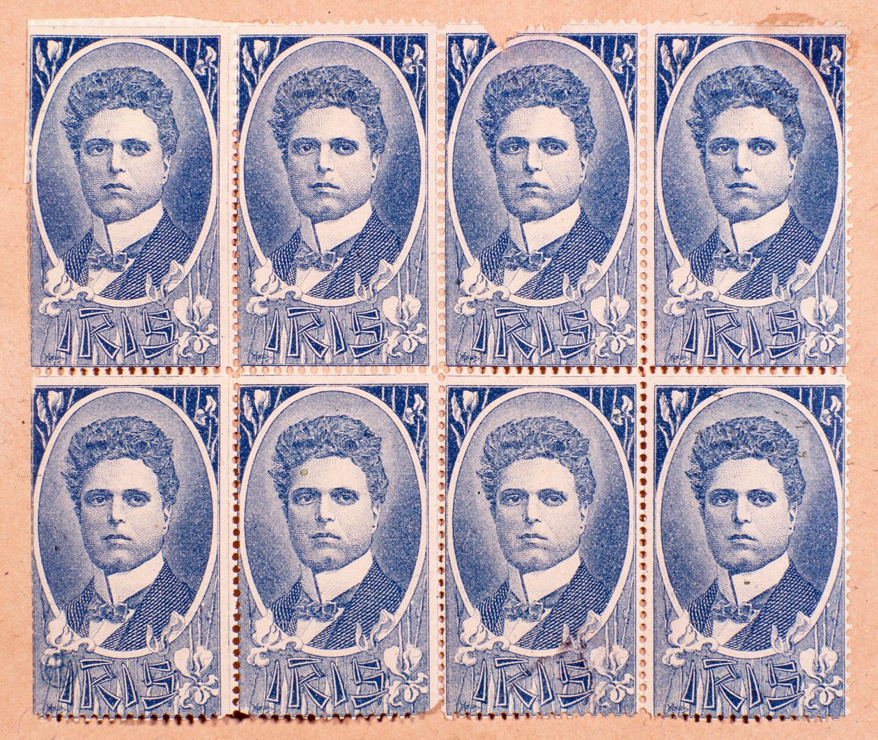 Pietro Mascagni portreleri ile hatıra pulları (1898) by Anonymous Anonymous