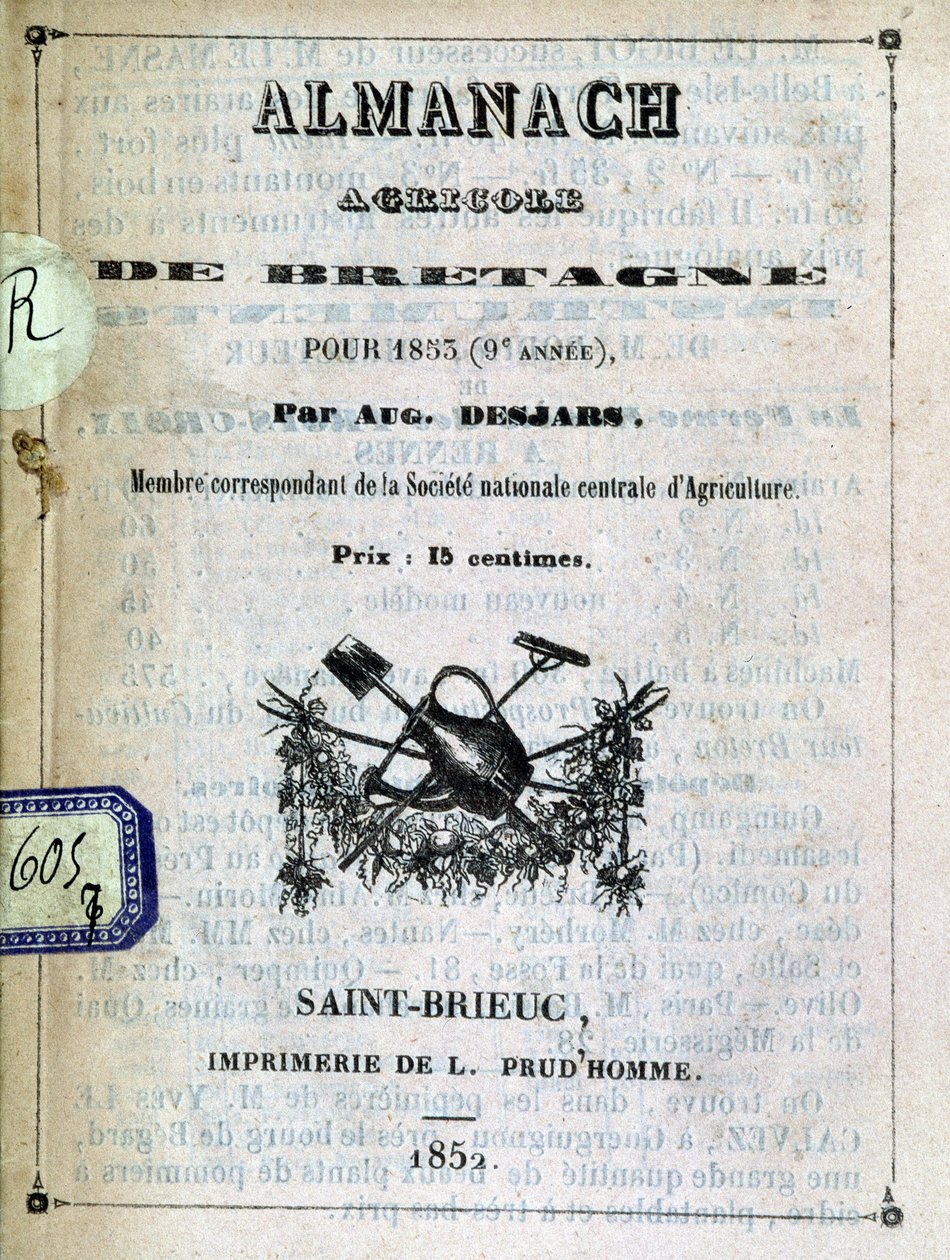 Almanac Agricole de Bretagne