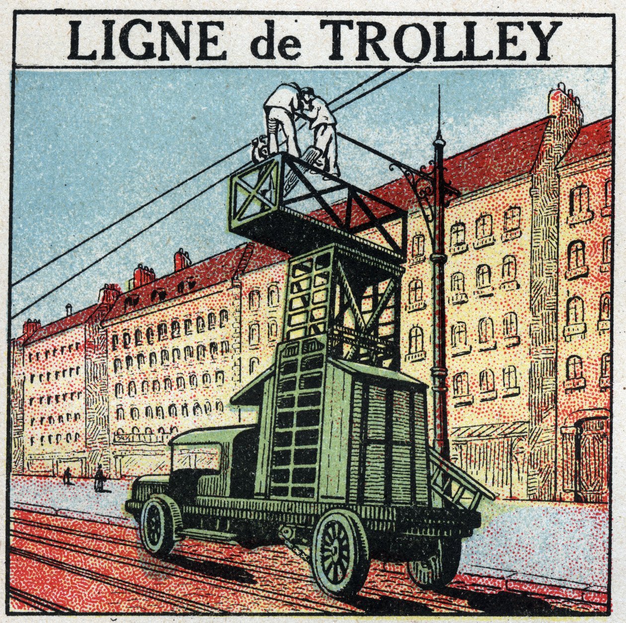 Elektrikli tramvaylar: bir tramvay hattı. 1925