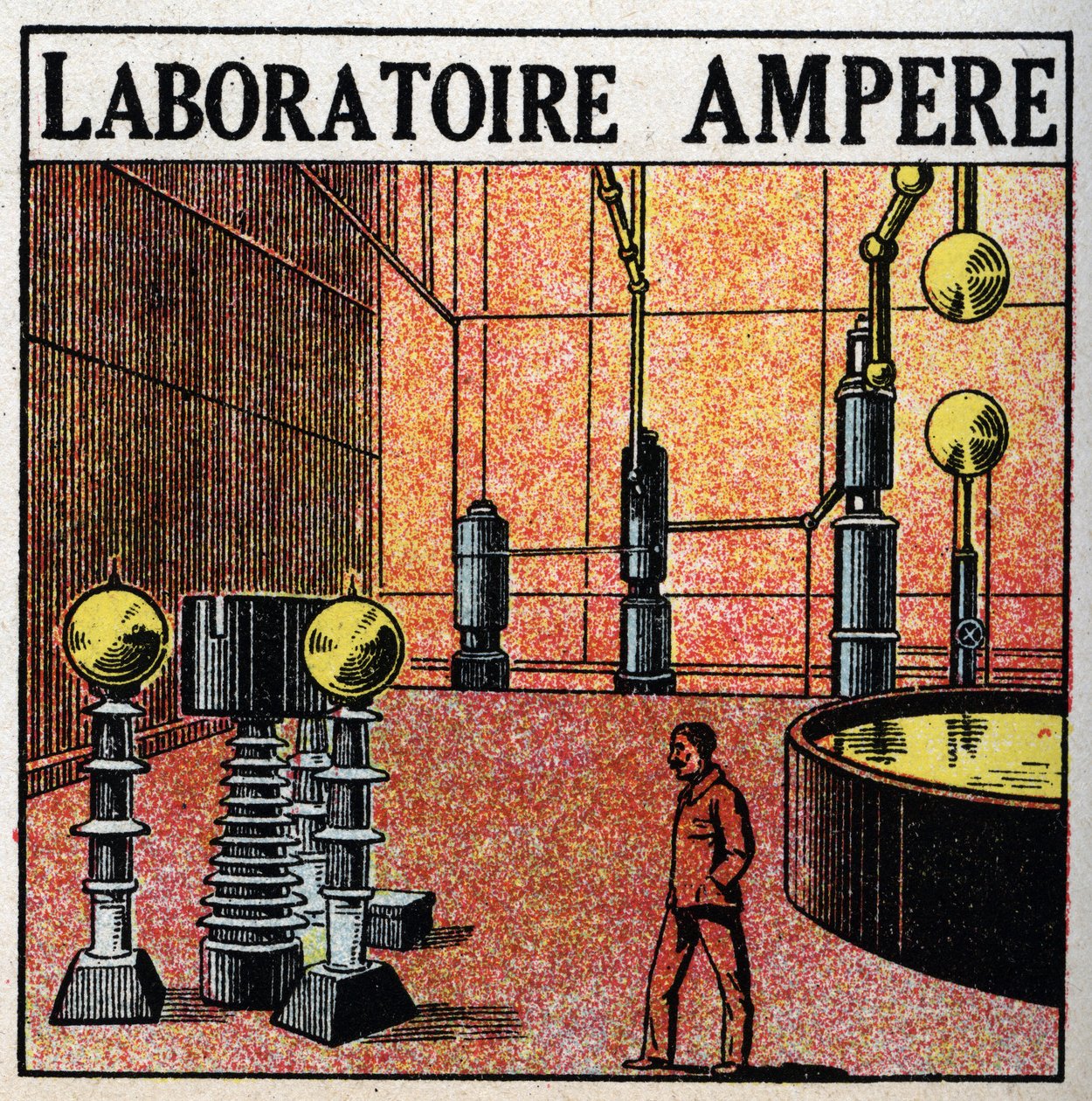 Elektrik boruları: Amper laboratuvarı. 1925