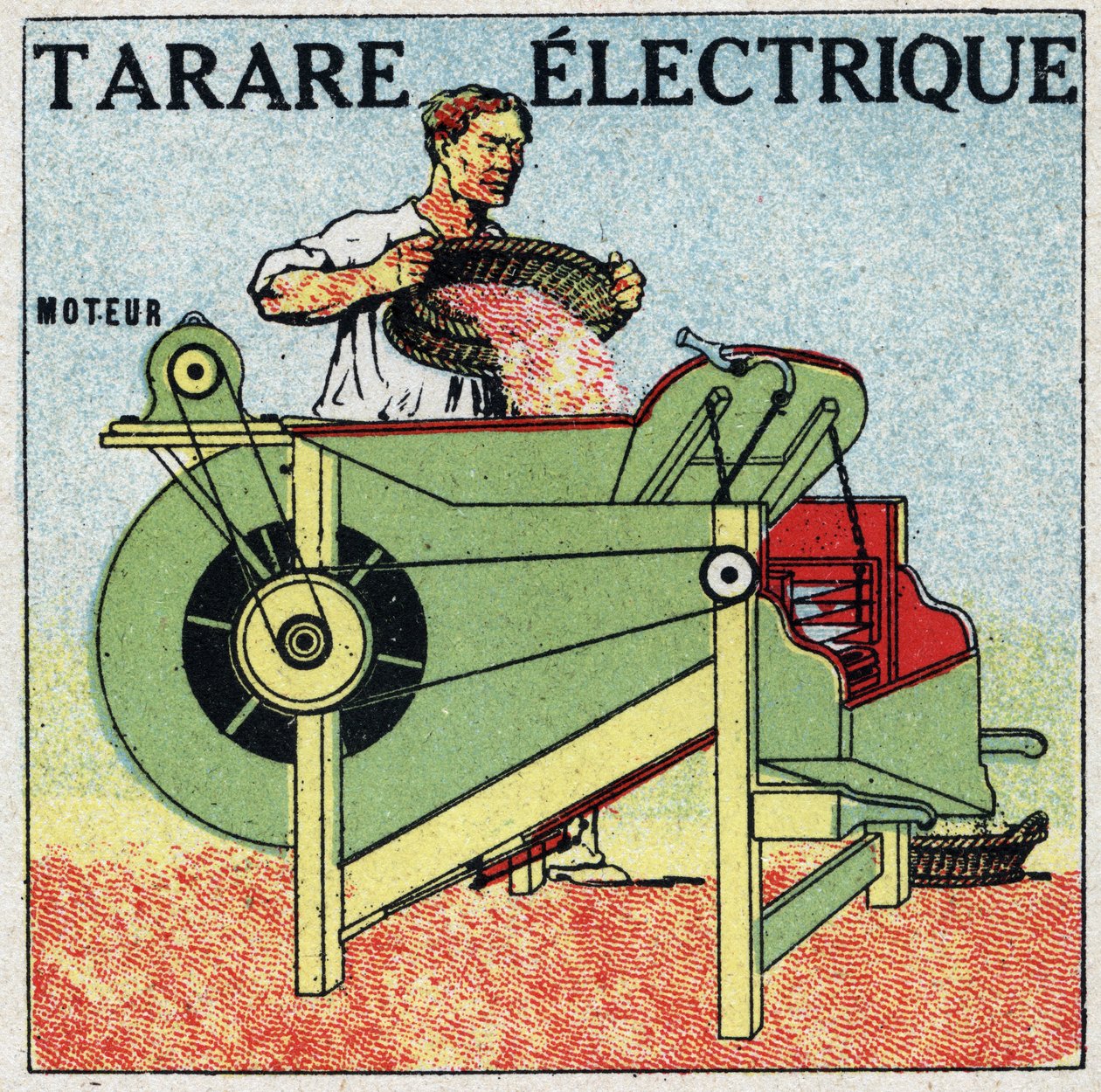 Elektrikli aletler: bir elektrikli daranın kesiti. 1925