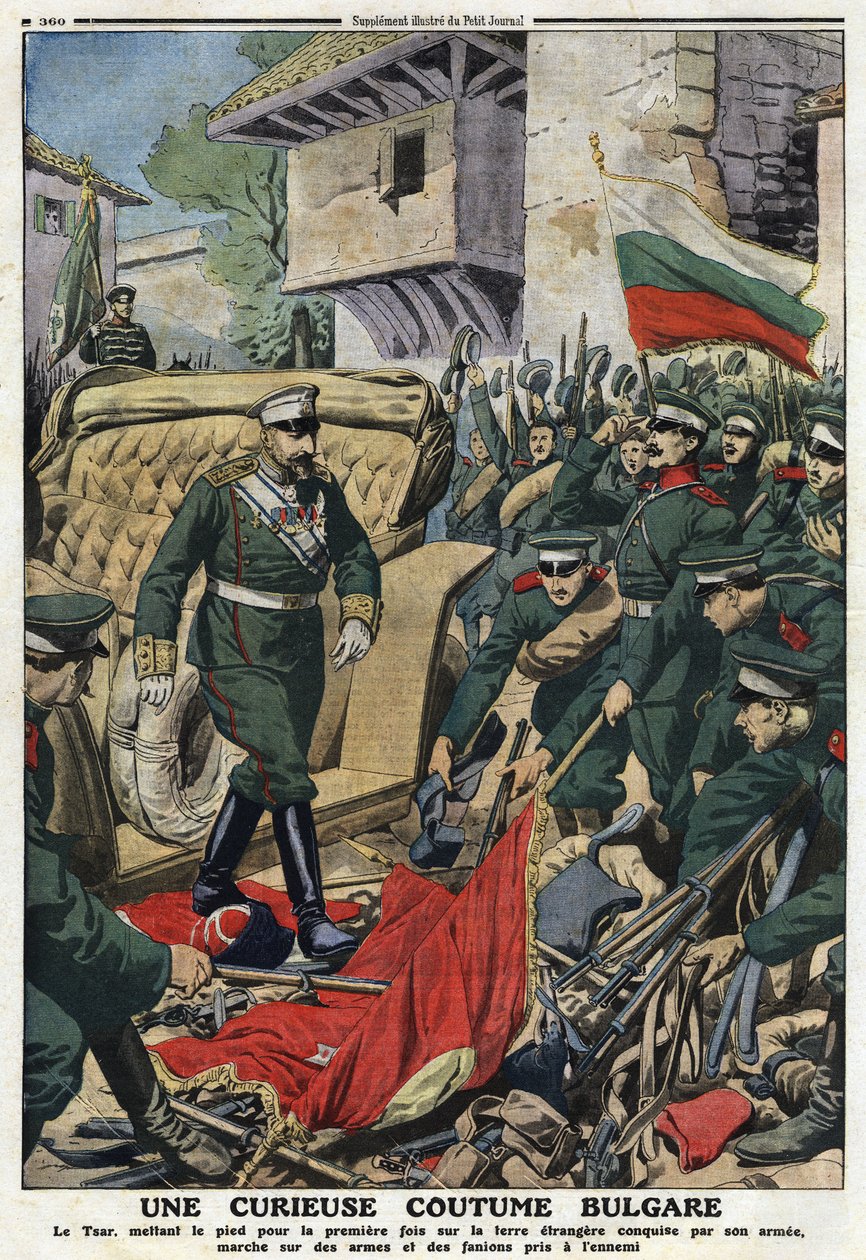 Birinci Balkan Savaşı (Balkan): Bulgaristan Çarı I. Ferdinand (1861-1948), ordusu tarafından Mustafa Paşa