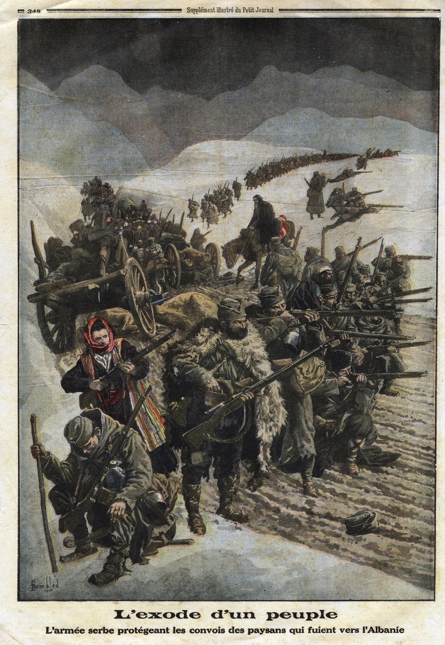 Birinci Dünya Savaşı 1914-1918 (14-18): “Bir Halkın Çıkışı”. Sırp ordusu, Sırbistan