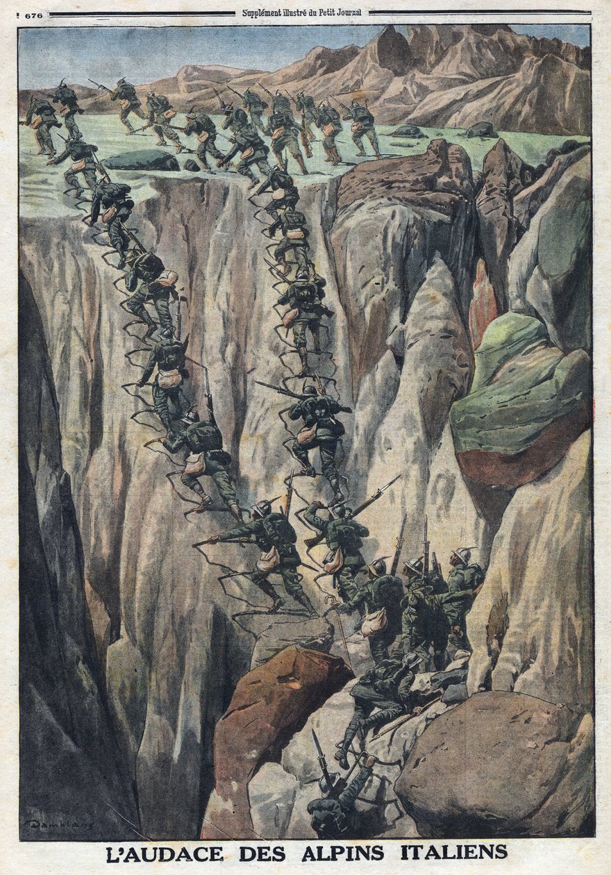 Birinci Dünya Savaşı 1914-1918 (14-18 Savaşı). İtalyan askerleri, İtalya