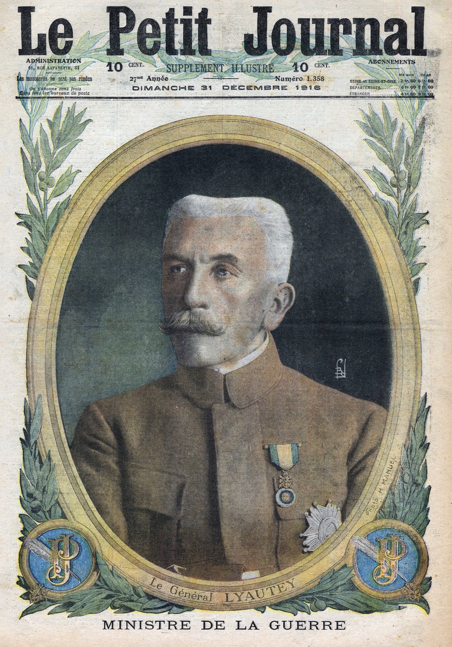 Birinci Dünya Savaşı 1914-1918 (14-18 Savaşı). General Hubert Lyautey