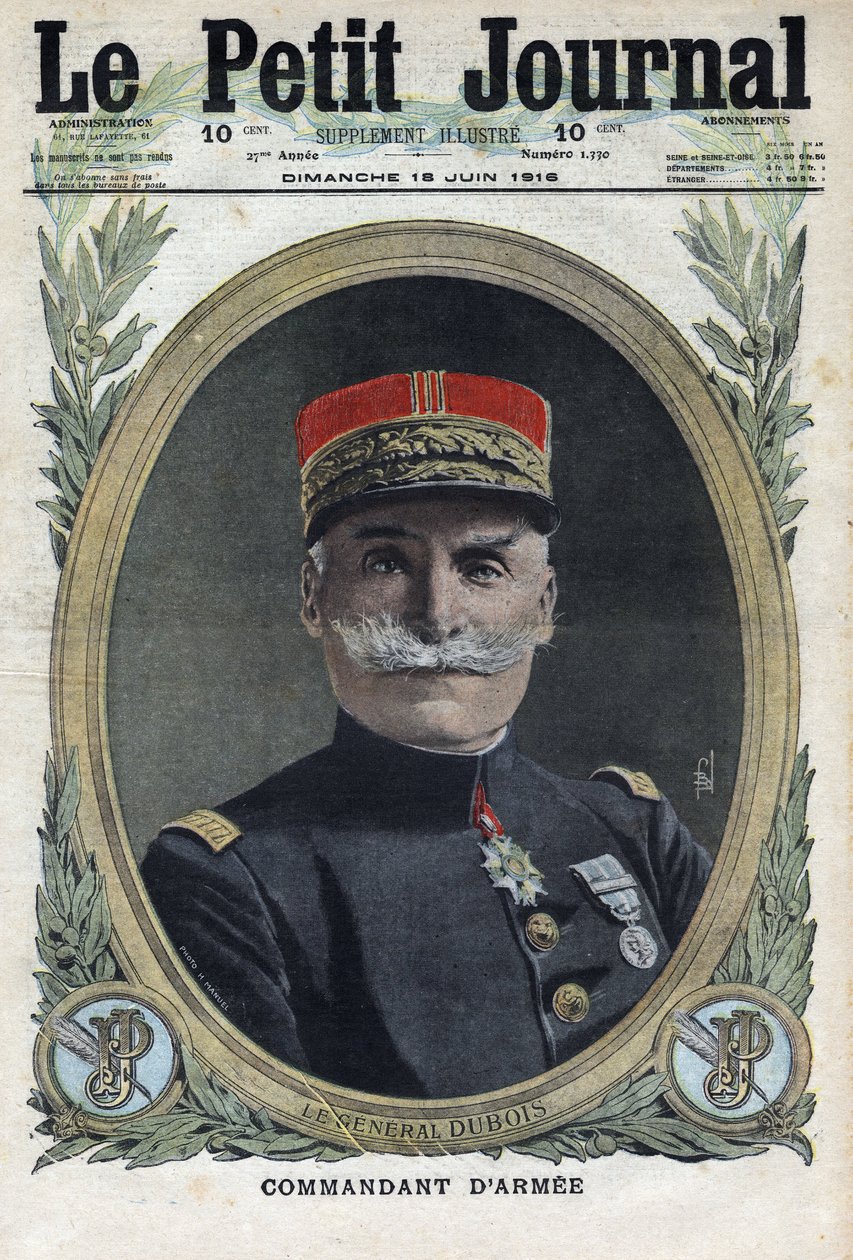 Birinci Dünya Savaşı 1914-1918 (14-18 Savaşı). Fransız general Pierre Dubois