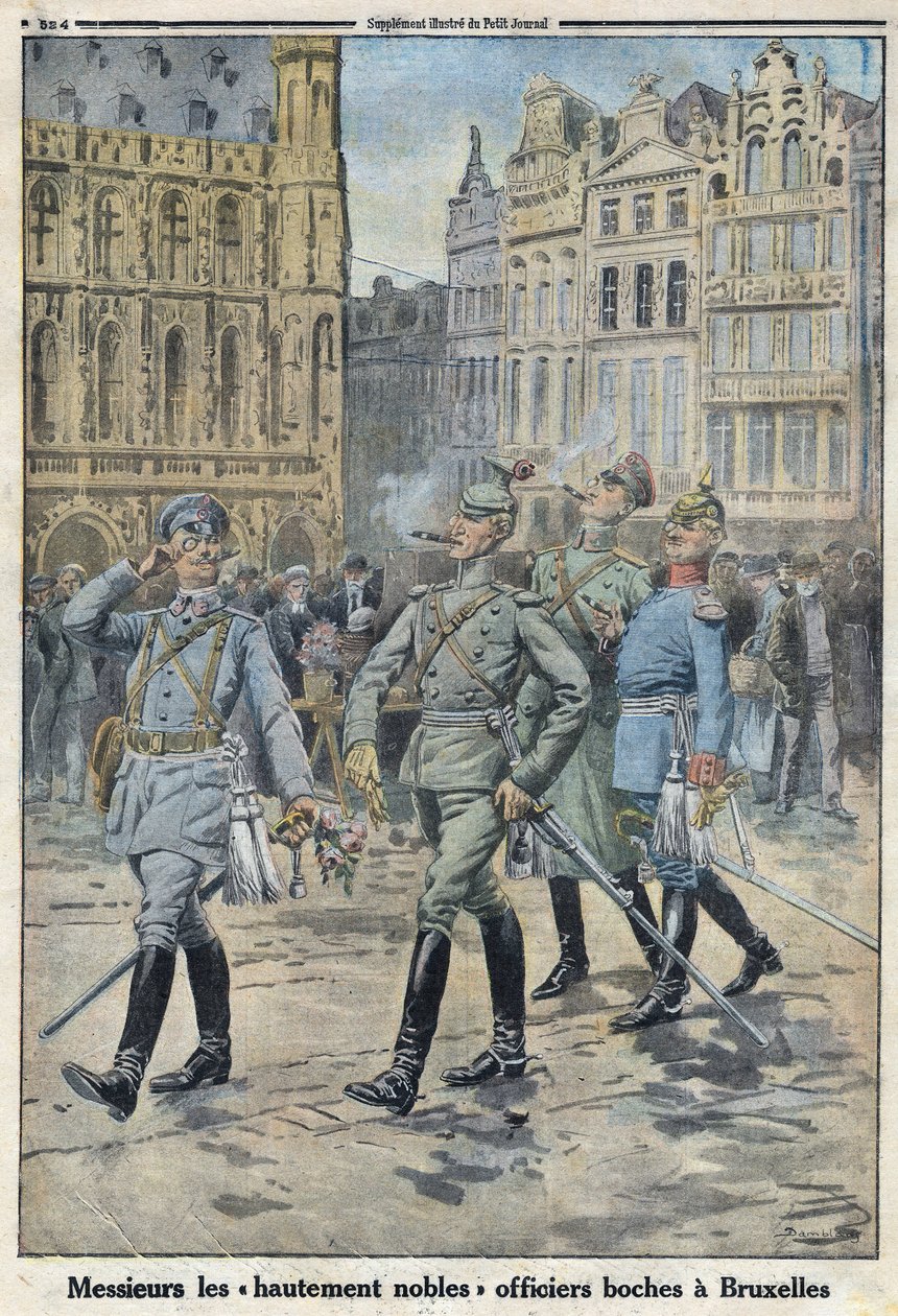 Birinci Dünya Savaşı 1914-1918 (14-18 Savaşı). Brüksel