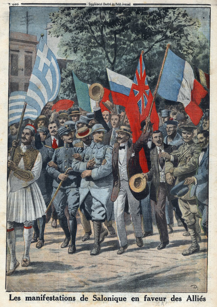 Birinci Dünya Savaşı 1914-1918 (14-18 Savaşı). Müttefikler lehine Selanik
