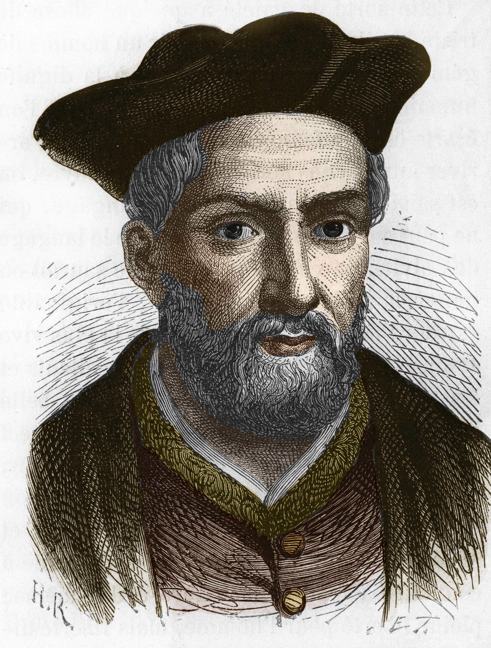 François Rabelais (1495 - 1553), Fransız yazar. by Anonymous Anonymous