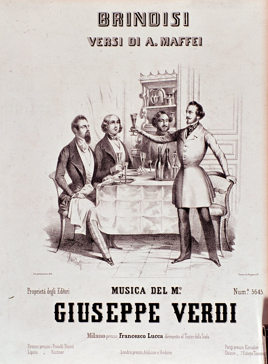 Andrea Maffei şiirinden sonra Giuseppe Verdi