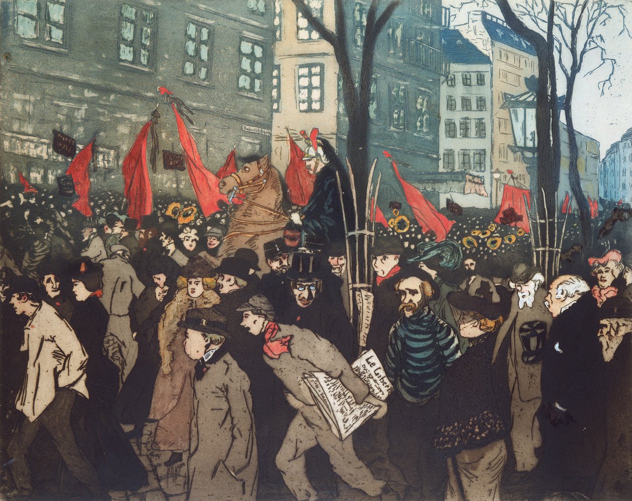 Clemence Louise Michel'in cenazesi, 22 Ocak by Anonymous Anonymous