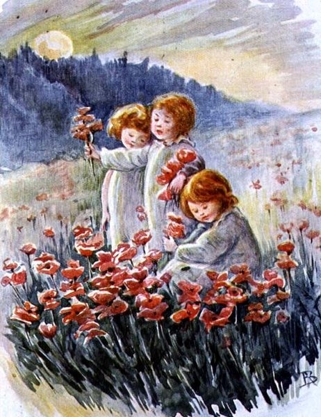 Haşhaş Toplama (suluboya) by Anonymous Anonymous
