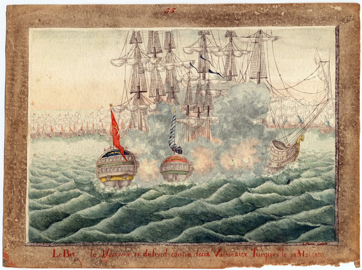 Guerre russo-turque de 1828-1829 - Brig ""Mercury"" 14 Mayıs