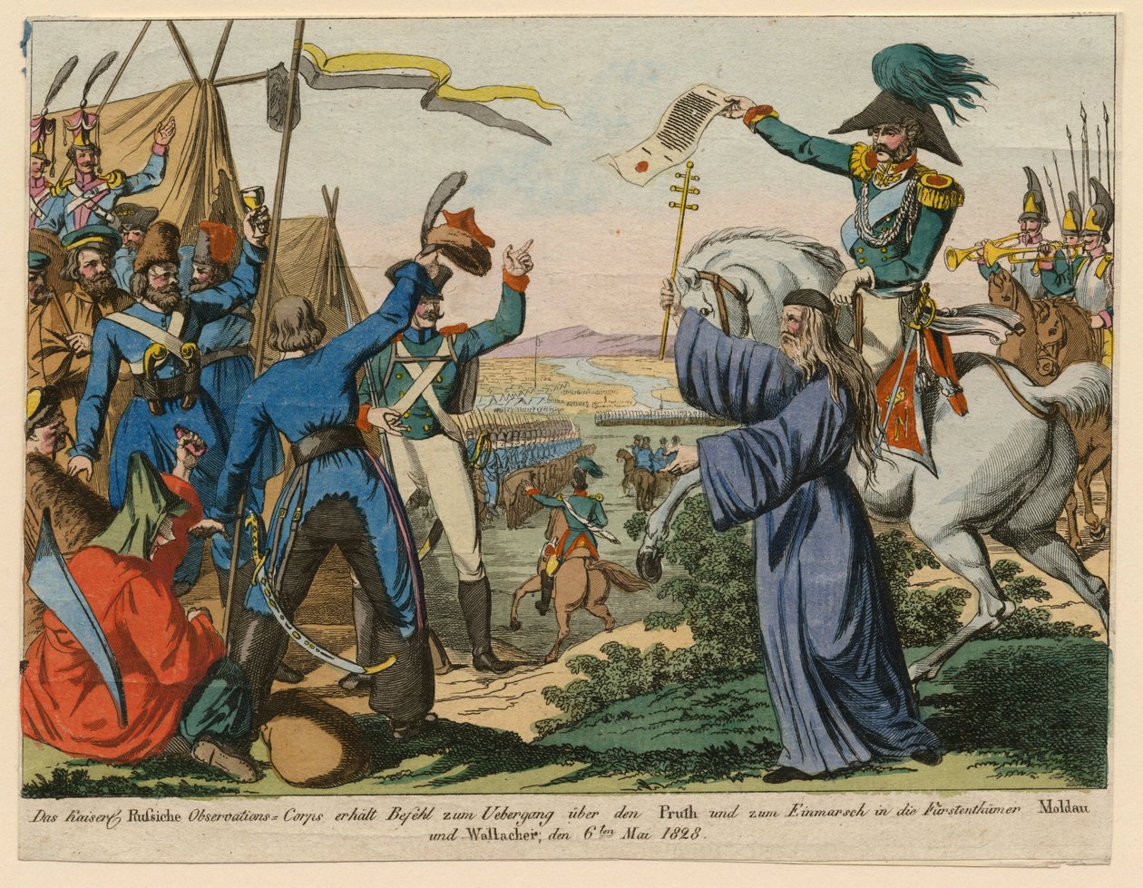 Guerre russo-turque de 1828-1829 - Rus Gözlem Kolordusu, 6 Mayıs
