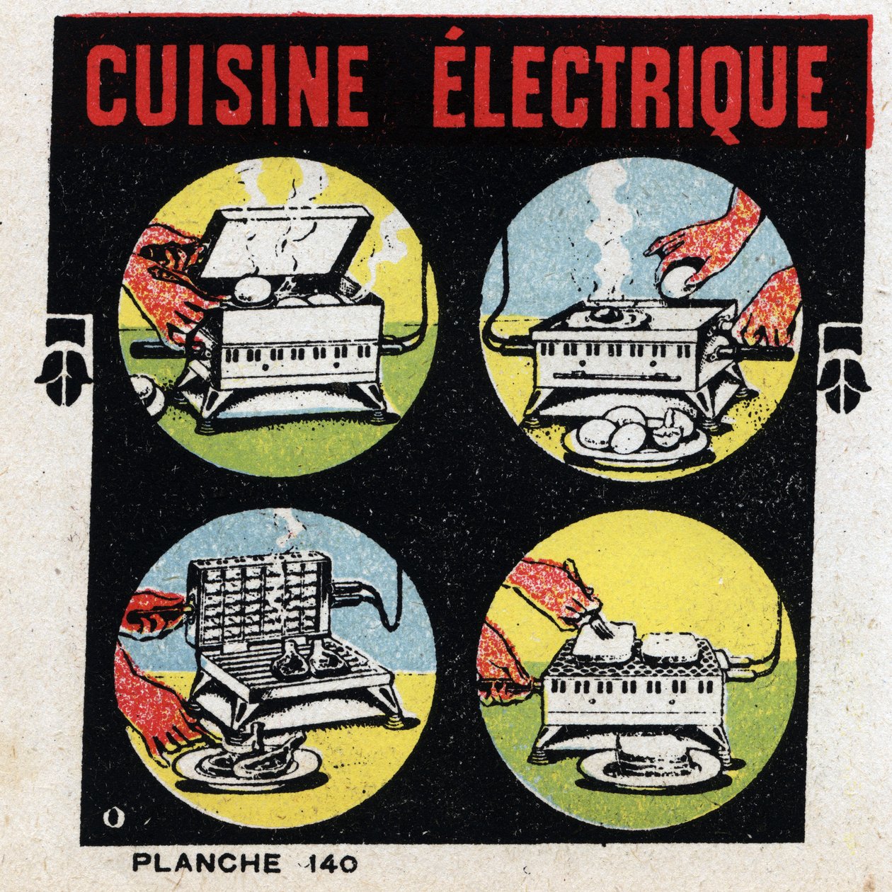 Ev elektriği kullanımı: ızgaralı elektrikli mutfak. 1925
