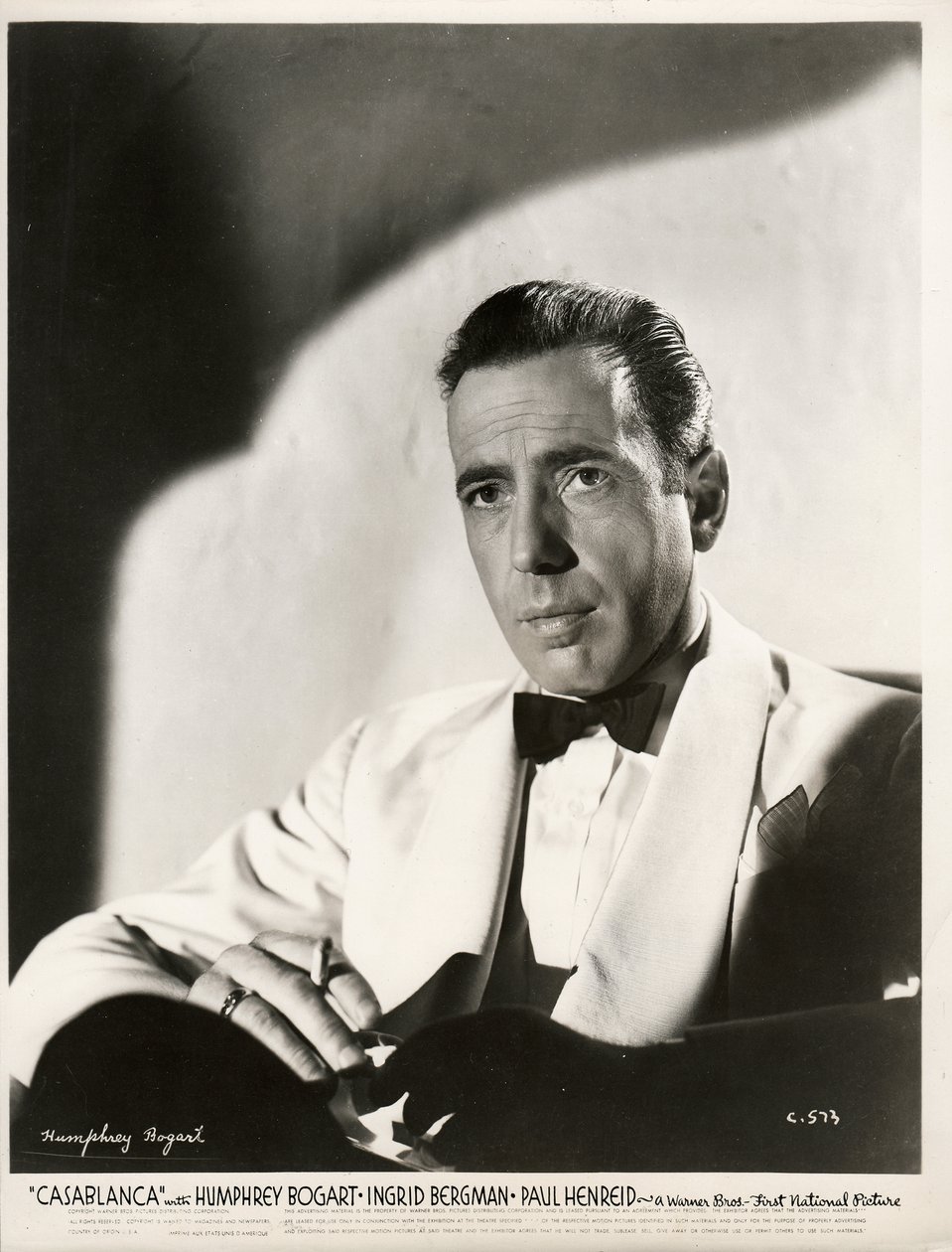 Humphrey Bogart (1899-1957) Film Casablanca