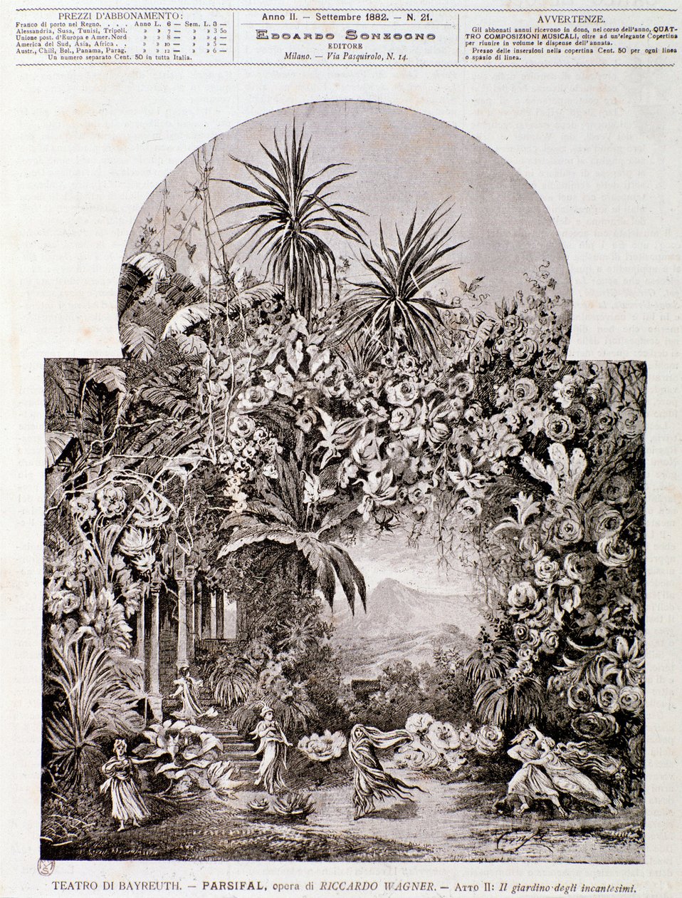 Wagner tarafından Parsifal için İllüstrasyon by Anonymous Anonymous