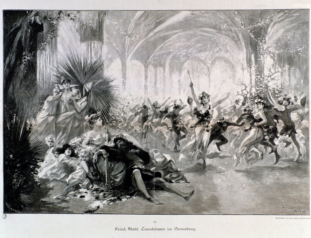 Wagner tarafından Tannhauser için illüstrasyon by Anonymous Anonymous