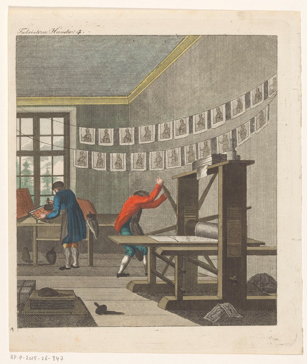 Bir Matbaa İçi, c.1750-1850 (gravür) by Anonymous Anonymous
