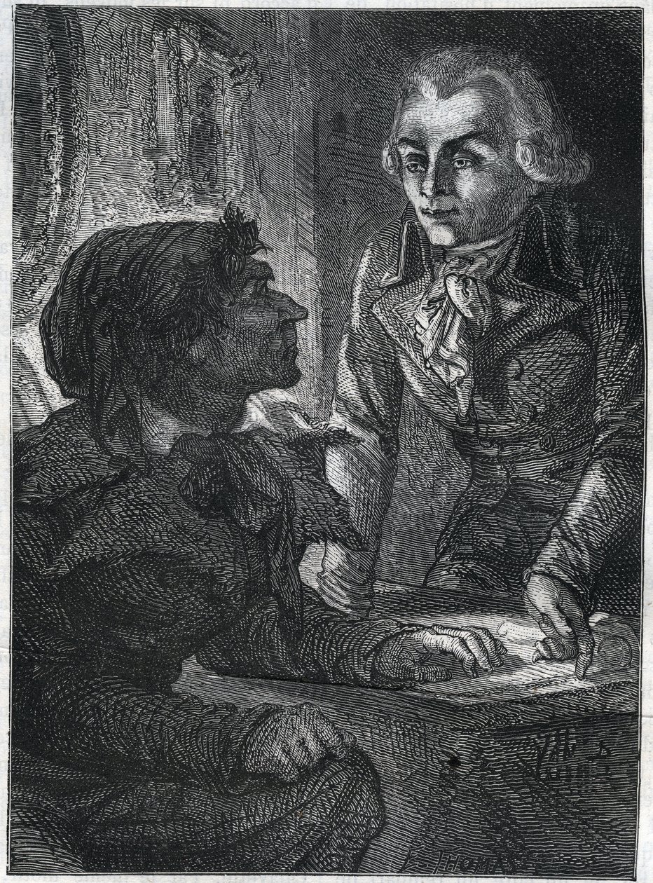 Jean-Paul (Jean Paul) Marat (1743-1793), Maximilian ile Robespierre (1758-1794). Adolphe Thiers