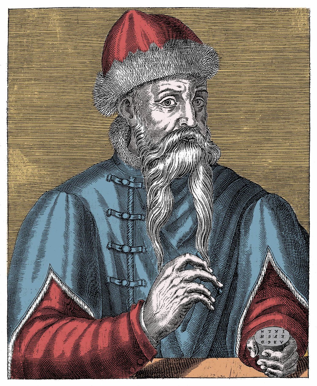 Johann Gutenberg, Alman yazıcı ve kuyumcu by Anonymous Anonymous