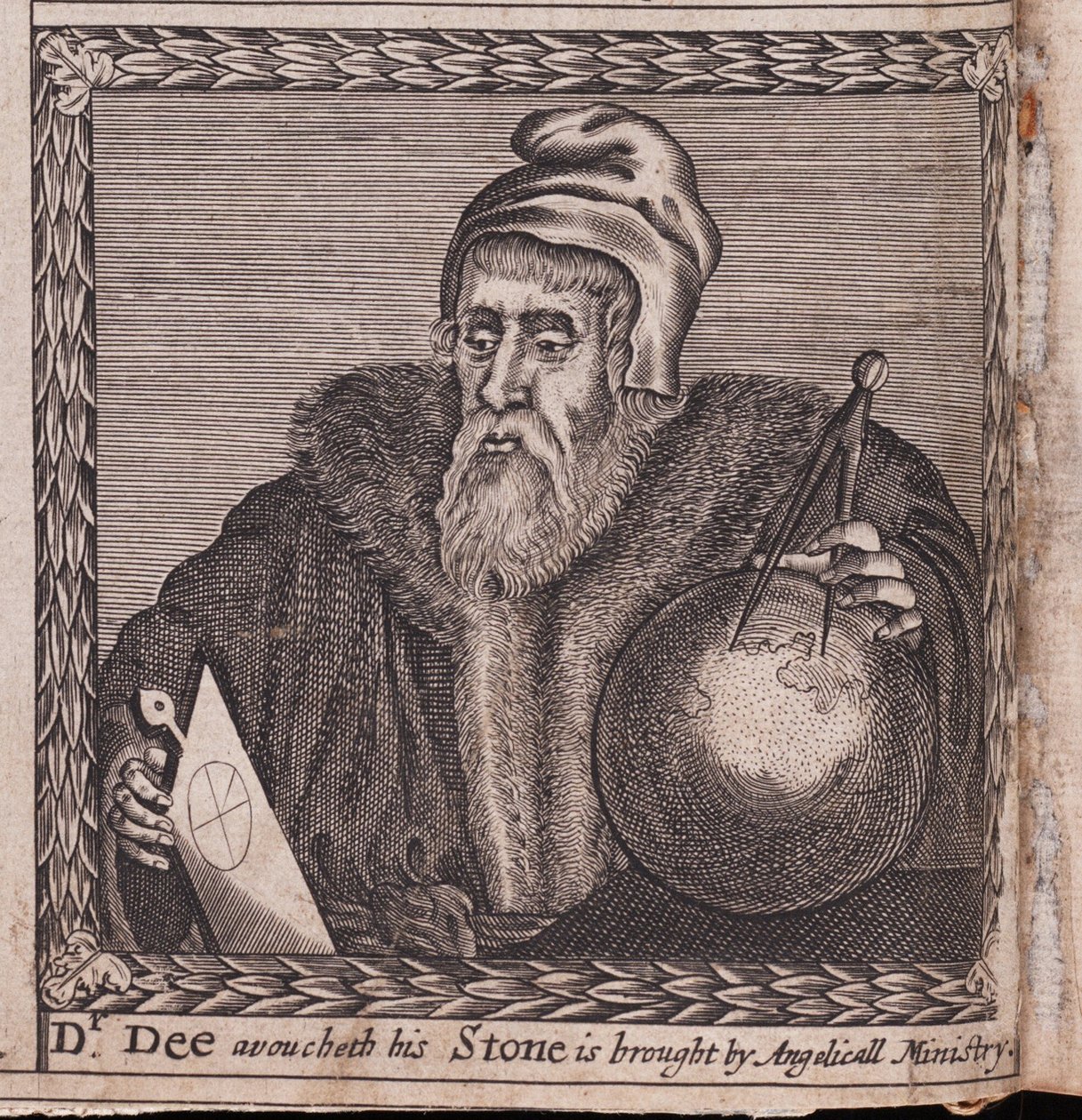 John Dee (1527-1609) - Anonim eser, gravür by Anonymous Anonymous
