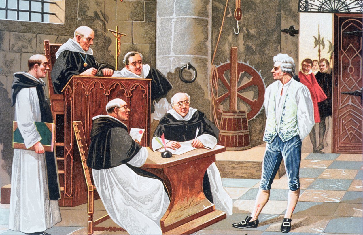 İspanyol İlahiyatçı Miguel Serveto'nun Ginebra Mahkemesi'nde 1553'te Sapkınlık Tehlikesinde Yakılmaya Mahkûm Edilen Kararı by Anonymous Anonymous