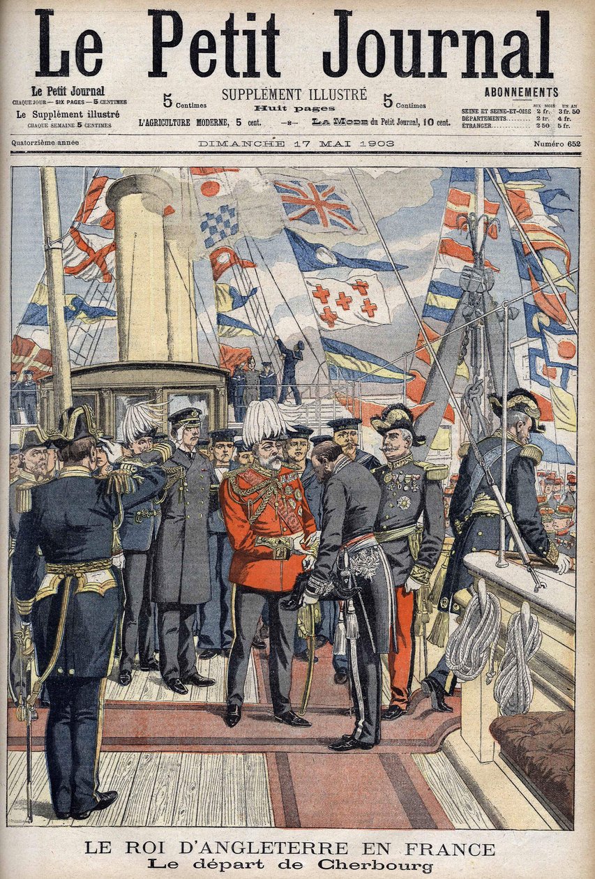 Kral Edward VII, Fransa