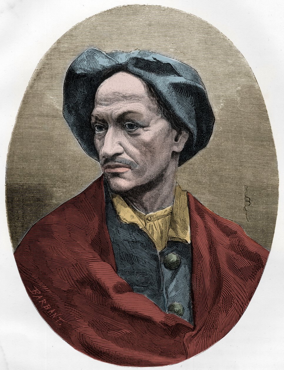 LOUIS DOMINIQUE CARTRIDGE, ünlü Fransız haydut - Le brigand Louis Dominique Garthausen dit Cartridge (1693-1721) - 1863
