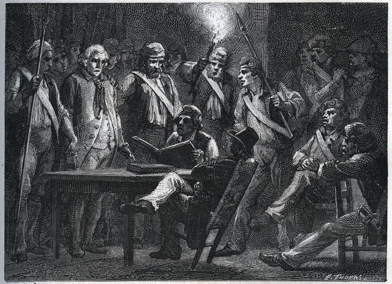 Devrim Altında Maillard Mahkemesi (Stanislas Marie Maillard) by Anonymous Anonymous