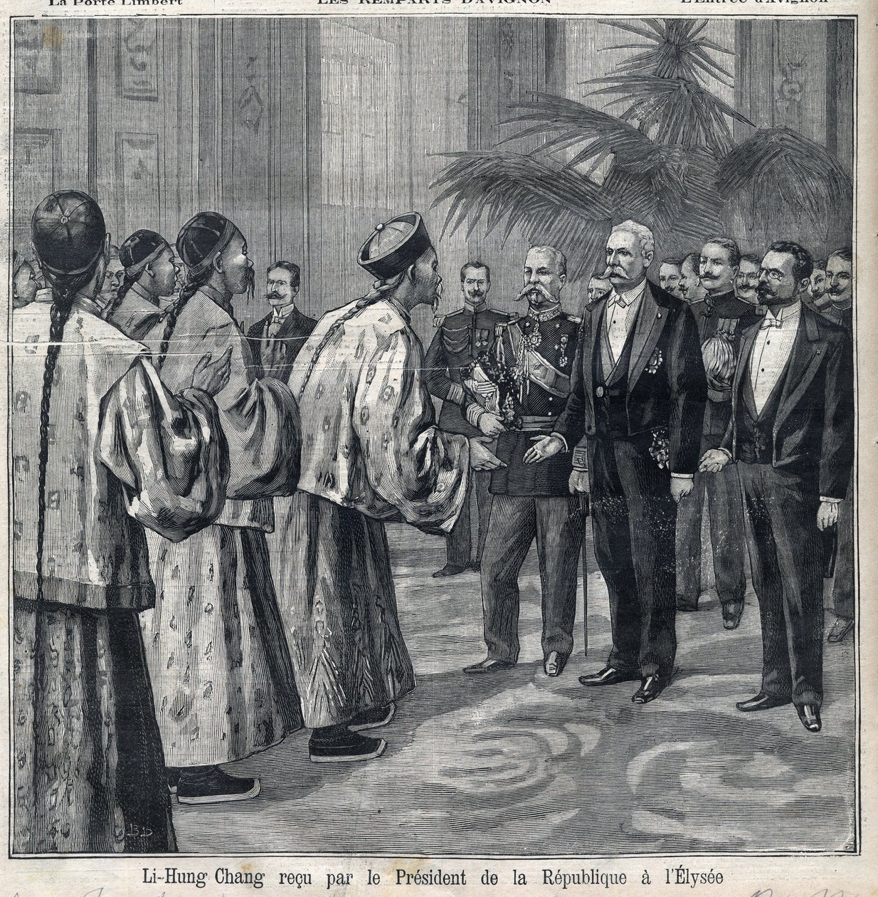 Li Hongzhang, Elysee Sarayı