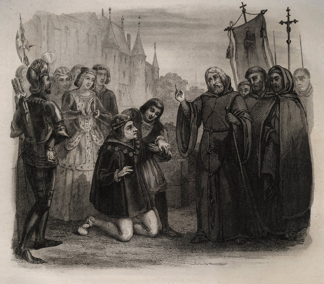 Louis XI (1423-1483), François de Paule