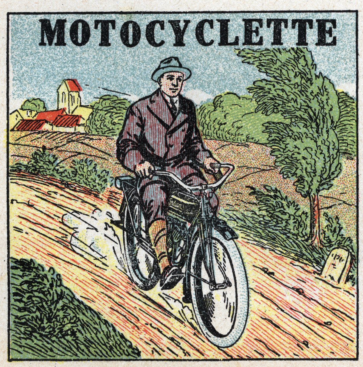 Mekanik çekiş: motosiklet. 1925