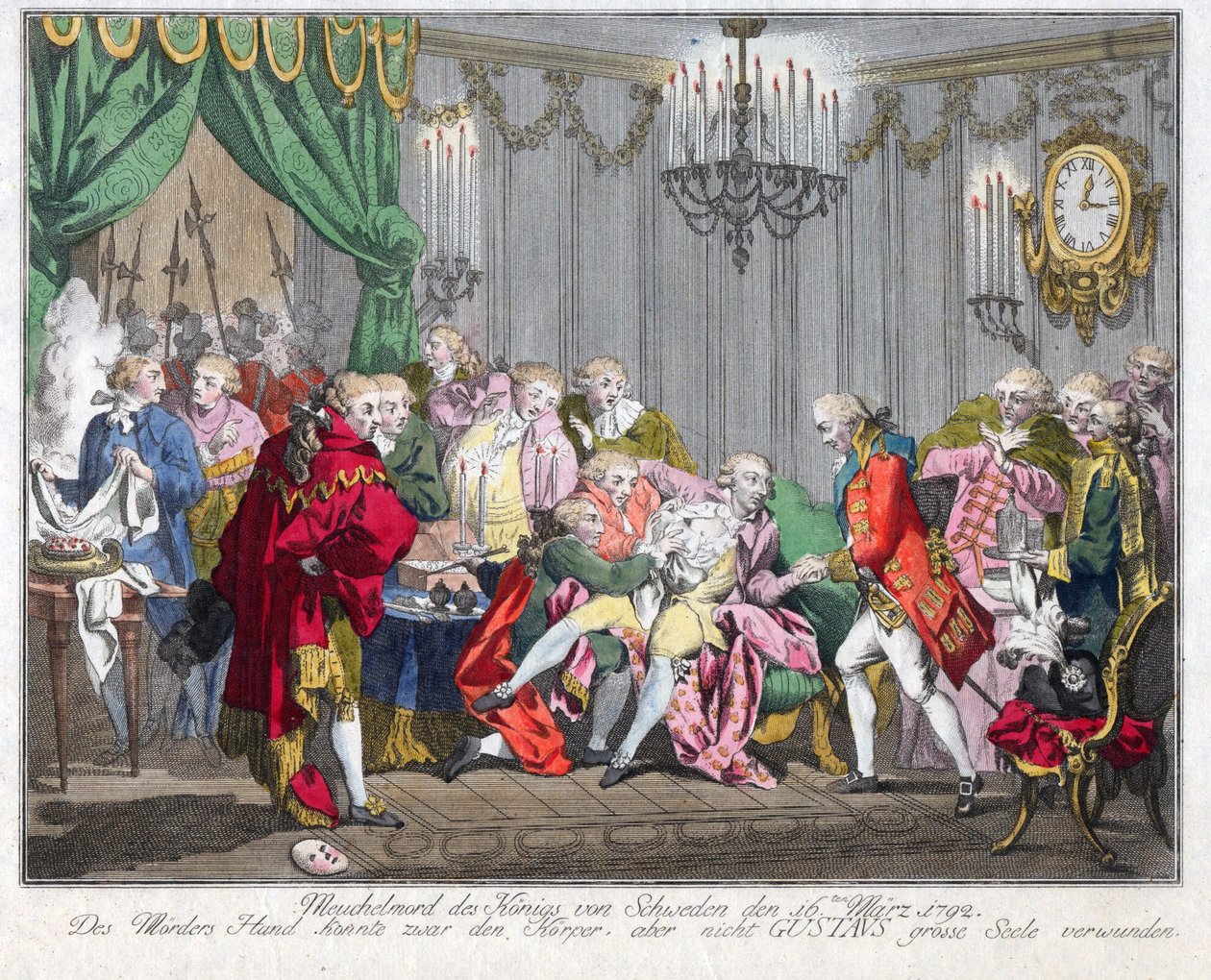 Mort de Gustave III de Suede (1746-1792) - 16 Mart 1792