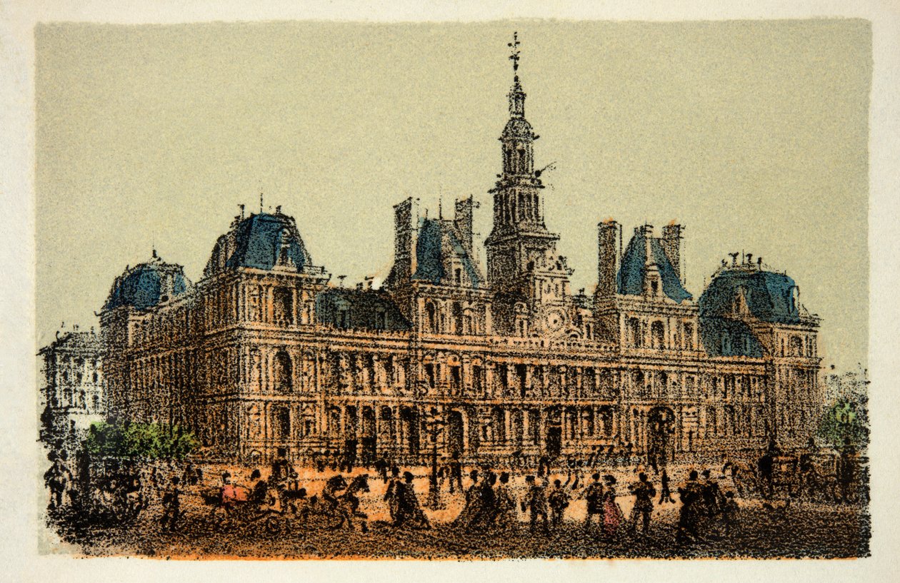 Paris 1874: Belediye Binası, Özel koleksiyon by Anonymous Anonymous