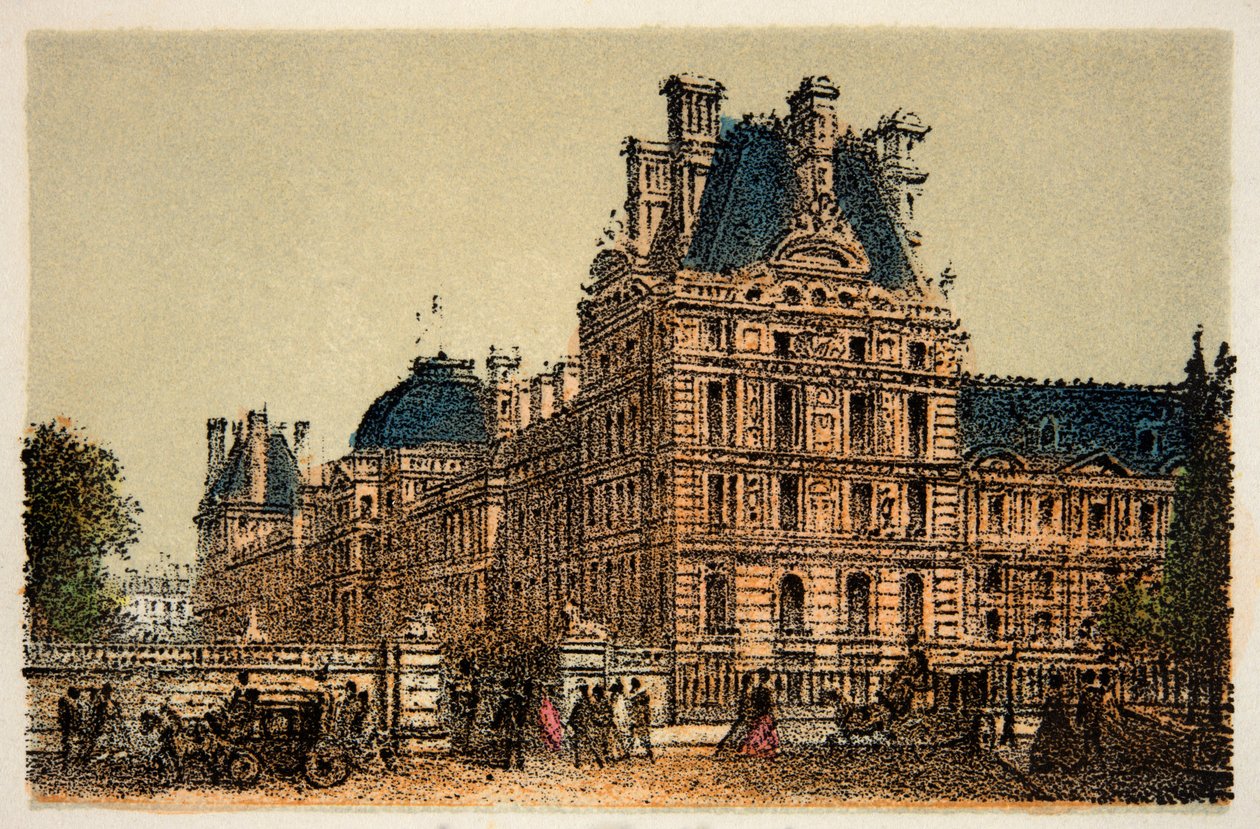 Paris 1874: Les Tuileries, Özel koleksiyon by Anonymous Anonymous