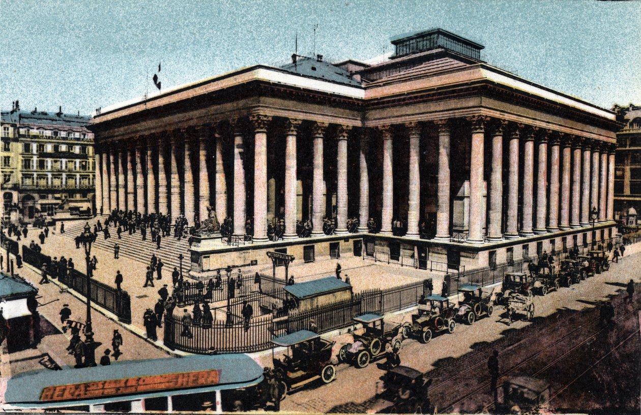 Paris: Alexandre Brongniart (1770-1847) tarafından 1808-1826 yılları arasında inşa edilen Palais Brongniart