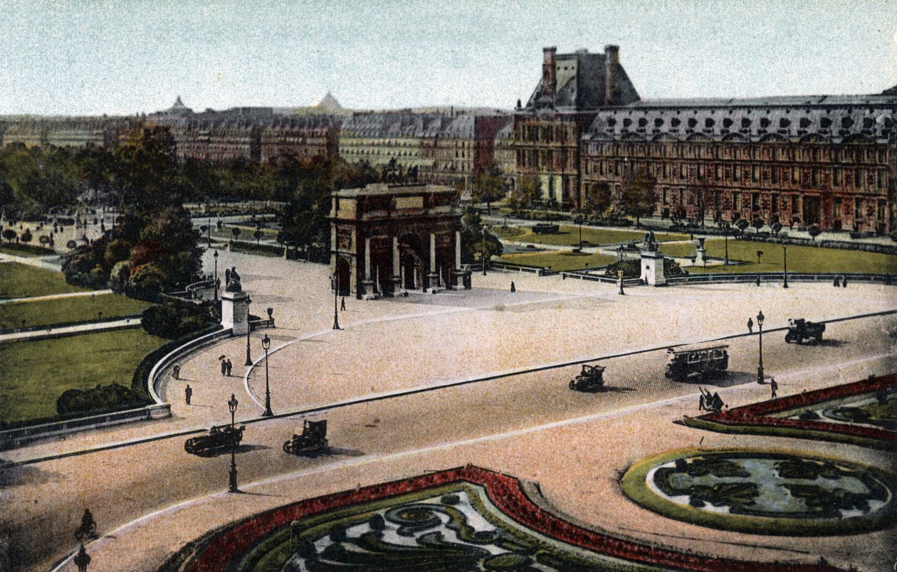 Paris: Tuileries (bahçe ve saray) ve Arc de Triomphe du Carrousel