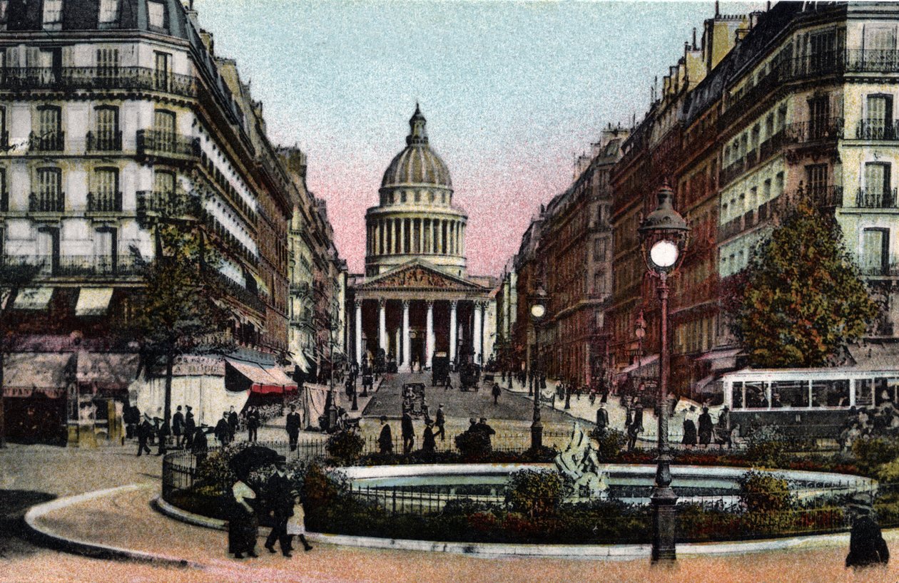 Paris: rue Soufflot ve Pantheon