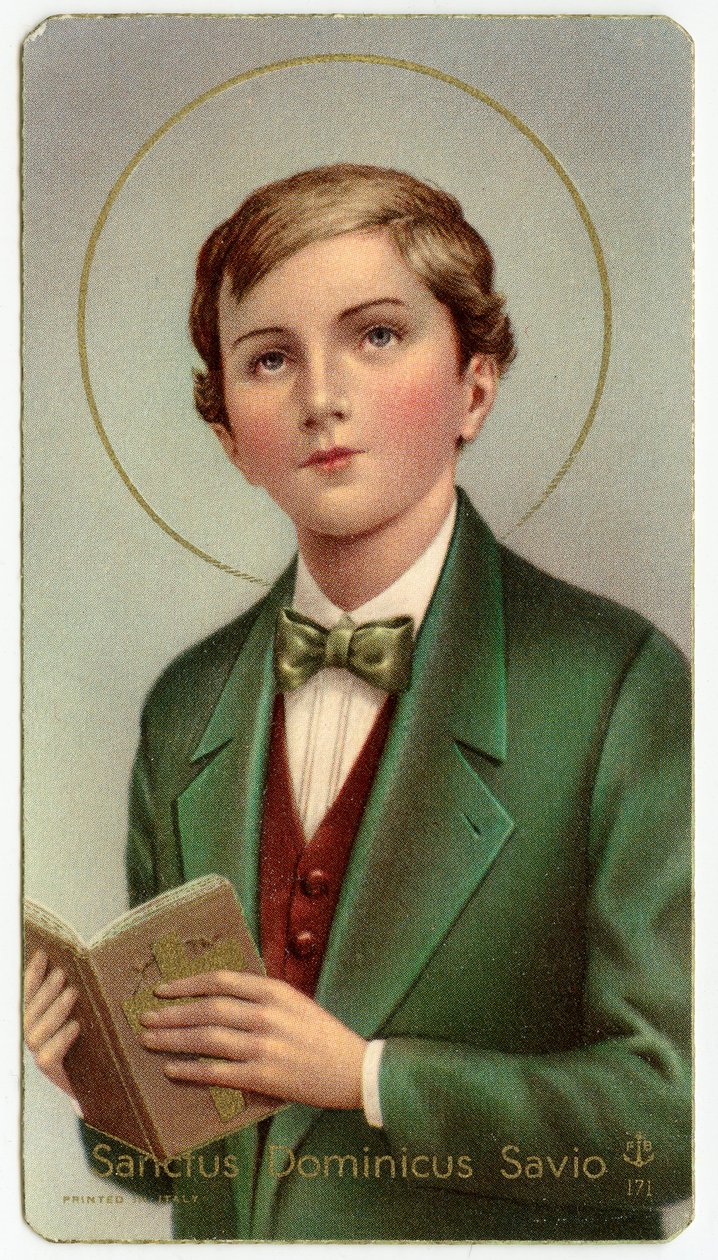 Dindar görüntü: Dominic Savio İtalyan ergen ve Saint John Bosco